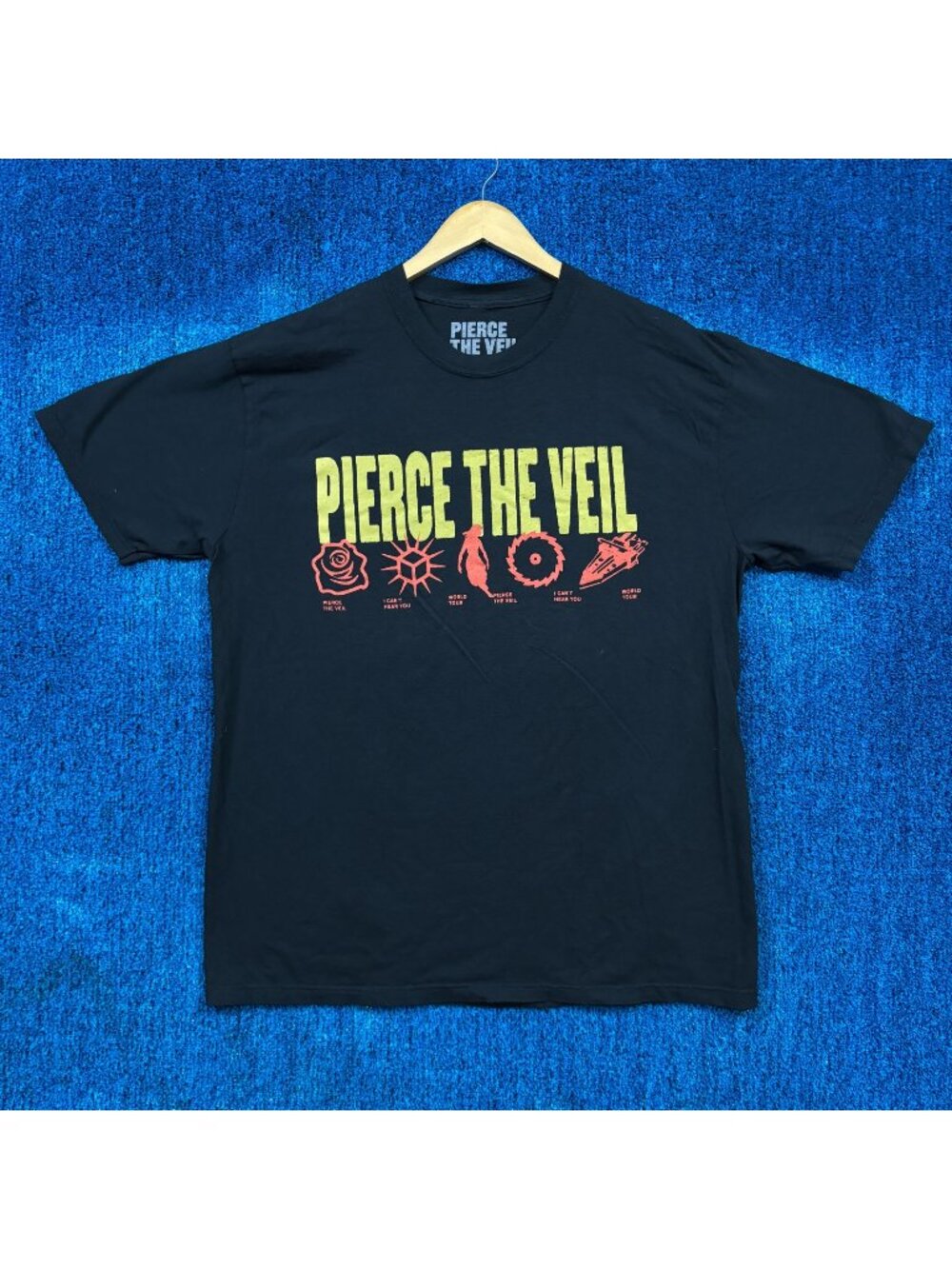 Pierce The Veil I Cant Hear You Rock T-Shirt Size Extra Large